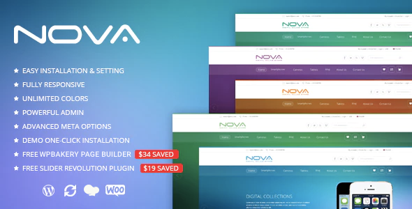 SNS Nova - Digital Store WordPress Theme - WooCommerce eCommerce