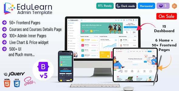 Edulearn - Education Learning Management System Admin Template by ...