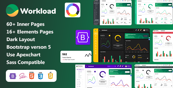 Workload | Project Management Bootstrap 5 Admin Dashboard Template - Admin Templates Site Templates