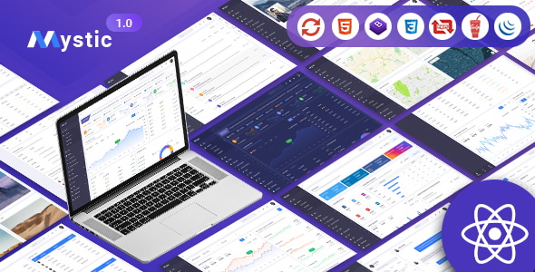 Mystic | Admin Dashboard React Template - Admin Templates Site Templates