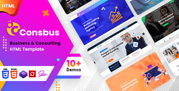 Consbus - One page HTML Template - Business Corporate