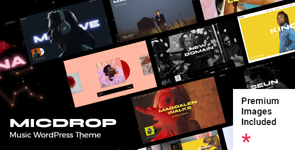 Micdrop - Music WordPress Theme - Music and Bands Entertainment