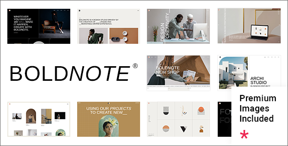 Boldnote - Portfolio WordPress Theme - Creative WordPress