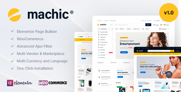 Machic - Electronics Store WooCommerce Theme - WooCommerce eCommerce