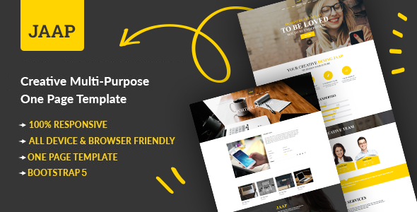 Jaap - Creative Multi-Purpose HTML Template - Portfolio Creative