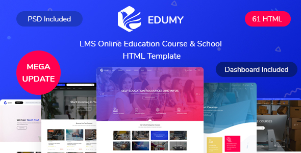 Edumy - LMS Online Education Course & School HTML Template by ...