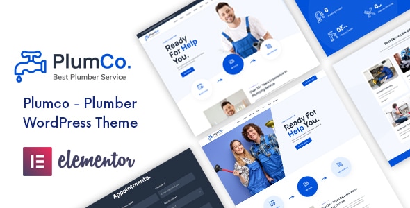 Plumco - Plumber WordPress Theme - Business Corporate