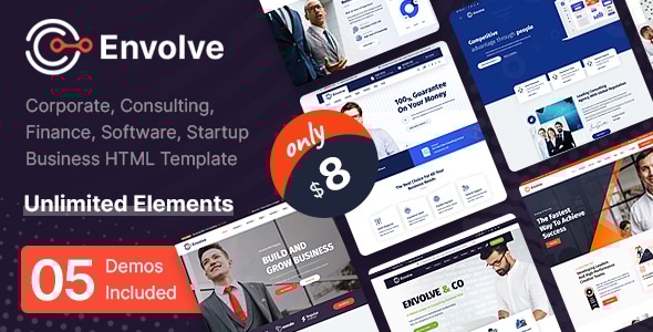 Envolve - Multi-Purpose Business HTML Template - Business Corporate