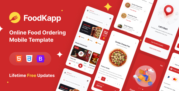 foodkapp - Online Food Ordering Mobile Template - Mobile Site Templates foodkapp - Online Food Ordering Mobile Template - Mobile Site Templates