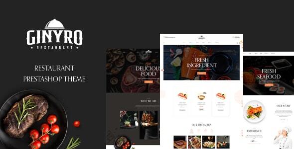 Leo Ginyro - Food Restaurant Prestashop Theme - PrestaShop eCommerce