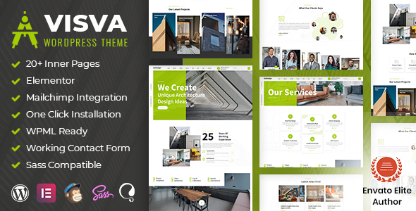 Visva - Architecture WordPress Theme - Creative WordPress