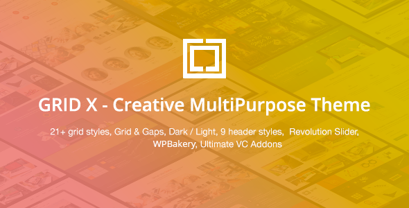 GRID X - Creative MultiPurpose Theme - Creative WordPress