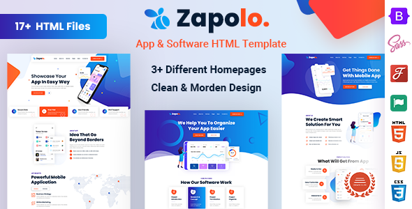 Zapolo | Agency App & Software Bootstrap 5 HTML Template - Software Technology