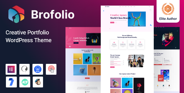 Brofolio – Creative Portfolio WordPress Theme - Portfolio Creative