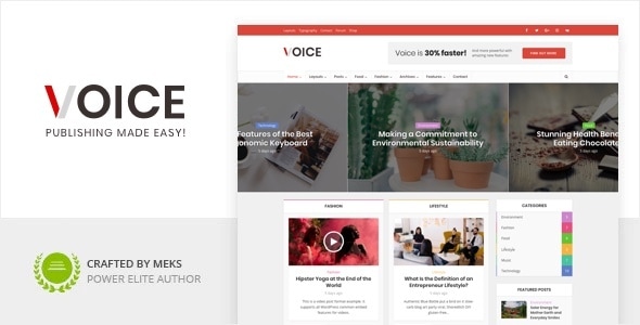 Voice - News Magazine WordPress Theme - News / Editorial Blog / Magazine