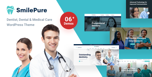 SmilePure - Dental & Medical Care WordPress Theme - Health & Beauty Retail