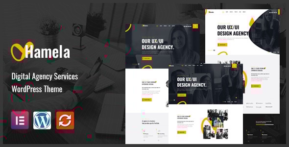 Hamela - Digital Agency Services WordPress Theme - Business Corporate