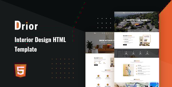 Drior - Interior Design HTML Template - Business Corporate