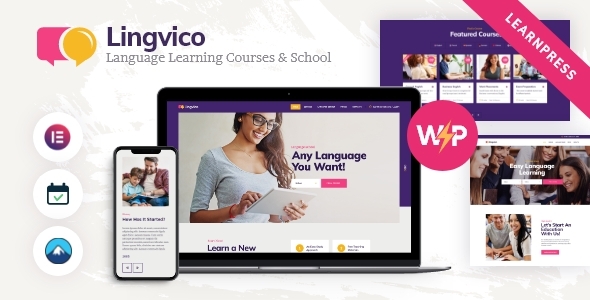 Lingvico | Language Center & Training Courses WordPress Theme - Education WordPress
