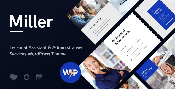 Miller | Personal Assistant & Administrative Services WordPress Theme - Business Corporate