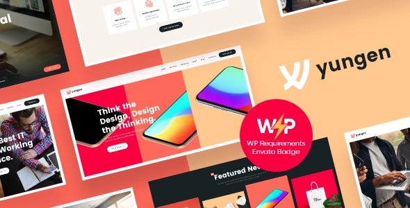 Yungen | Modern Digital Agency Business WordPress Theme - Business Corporate