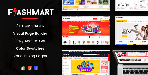 FlashMart - Responsive Multipurpose Sections Shopify Theme - Shopify eCommerce