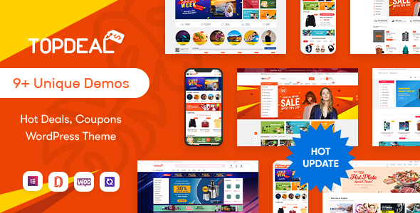 TopDeal - Multi Vendor Marketplace Elementor WooCommerce WordPress Theme (Mobile Layouts Ready) - WooCommerce eCommerce