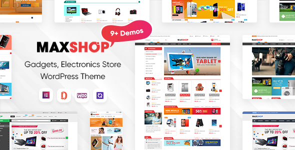 MaxShop - Electronics Store Elementor WooCommerce WordPress Theme (9+ Homepages, 2+ Mobile Layouts) - WooCommerce eCommerce