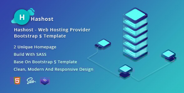 HasHost – Web Hosting Bootstrap 5 Template - Hosting Technology