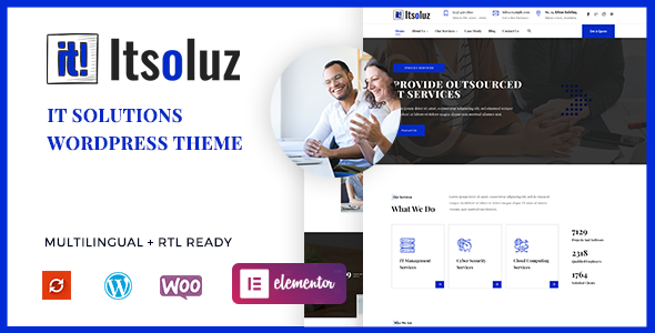 Itsoluz - IT Solutions WordPress Theme - Technology WordPress