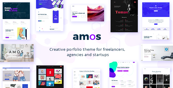Amos - Creative WordPress - Portfolio Creative