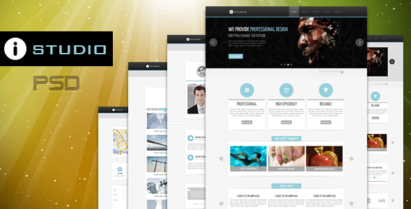 IStudio-PSD Template - Creative Photoshop