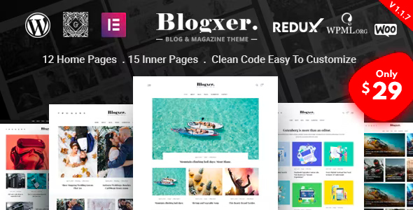 Bloxer - Blog & Magazine WordPress Theme - Personal Blog / Magazine