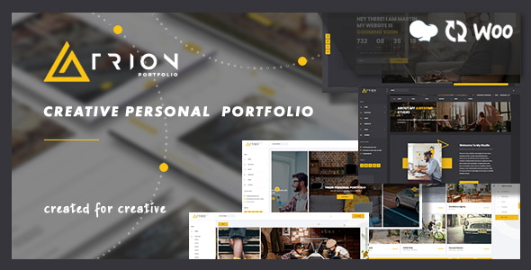 Trion - Portfolio WordPress Theme - Portfolio Creative