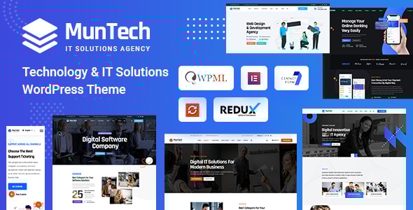 Muntech - IT Solutions & Technology Theme - Technology WordPress