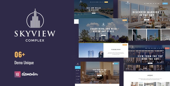 Skyview Complex - One Page Single Property WordPress Theme - Real Estate WordPress