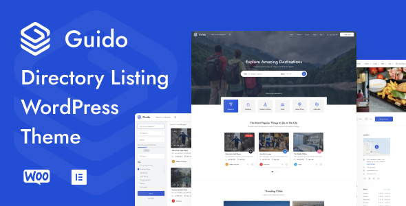 Guido - Directory Listing WordPress Theme - Directory & Listings Corporate