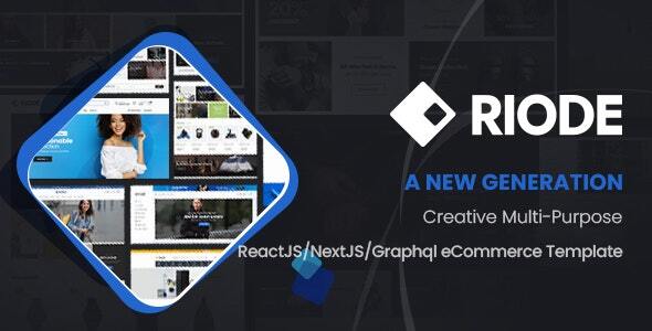 Riode - React NextJS eCommerce Template - Fashion Retail