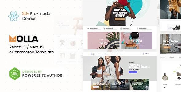 Molla - React/Next eCommerce Template - Fashion Retail