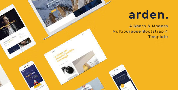 Arden - Multipurpose Multiple Pages HTML Template - Portfolio Creative