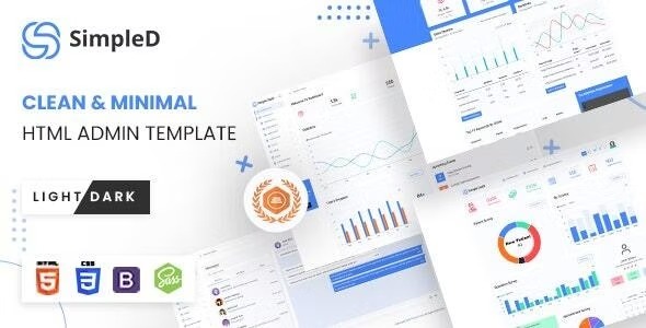 SimpleD - Laravel Vue, React JS HTML SCSS Admin Template - Admin Templates Site Templates