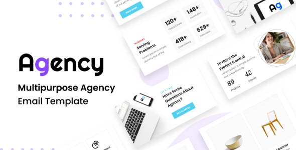 Agency - Responsive Email Template - Newsletters Email Templates