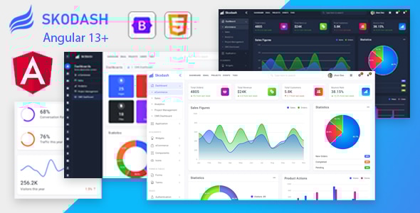 Skodash - Angular 13+ Bootstrap 5 Admin Template - Admin Templates Site Templates