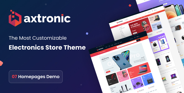 Axtronic - Electronics WooCommerce WordPress Theme - WooCommerce eCommerce