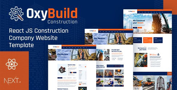 Oxybuild - React Construction Template with Next JS - Business Corporate