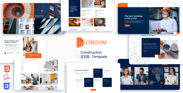 Credom - Construction React Template - Corporate Site Templates