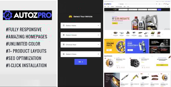 Autozpro- Premium Auto Parts Prestashop Theme - PrestaShop eCommerce