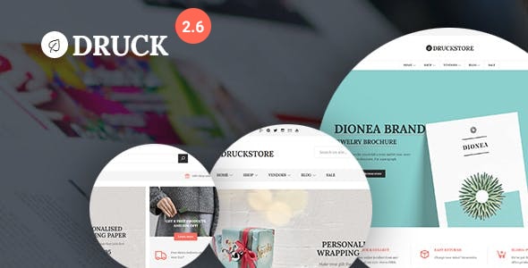 Druck - Print shop WooCommerce WordPress Theme - WooCommerce eCommerce