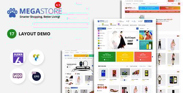 Mega Marketplace Store RTL Responsive WooCommerce WordPress Theme - WooCommerce eCommerce