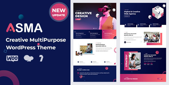 Asma - Creative Agency WordPress Theme - Creative WordPress